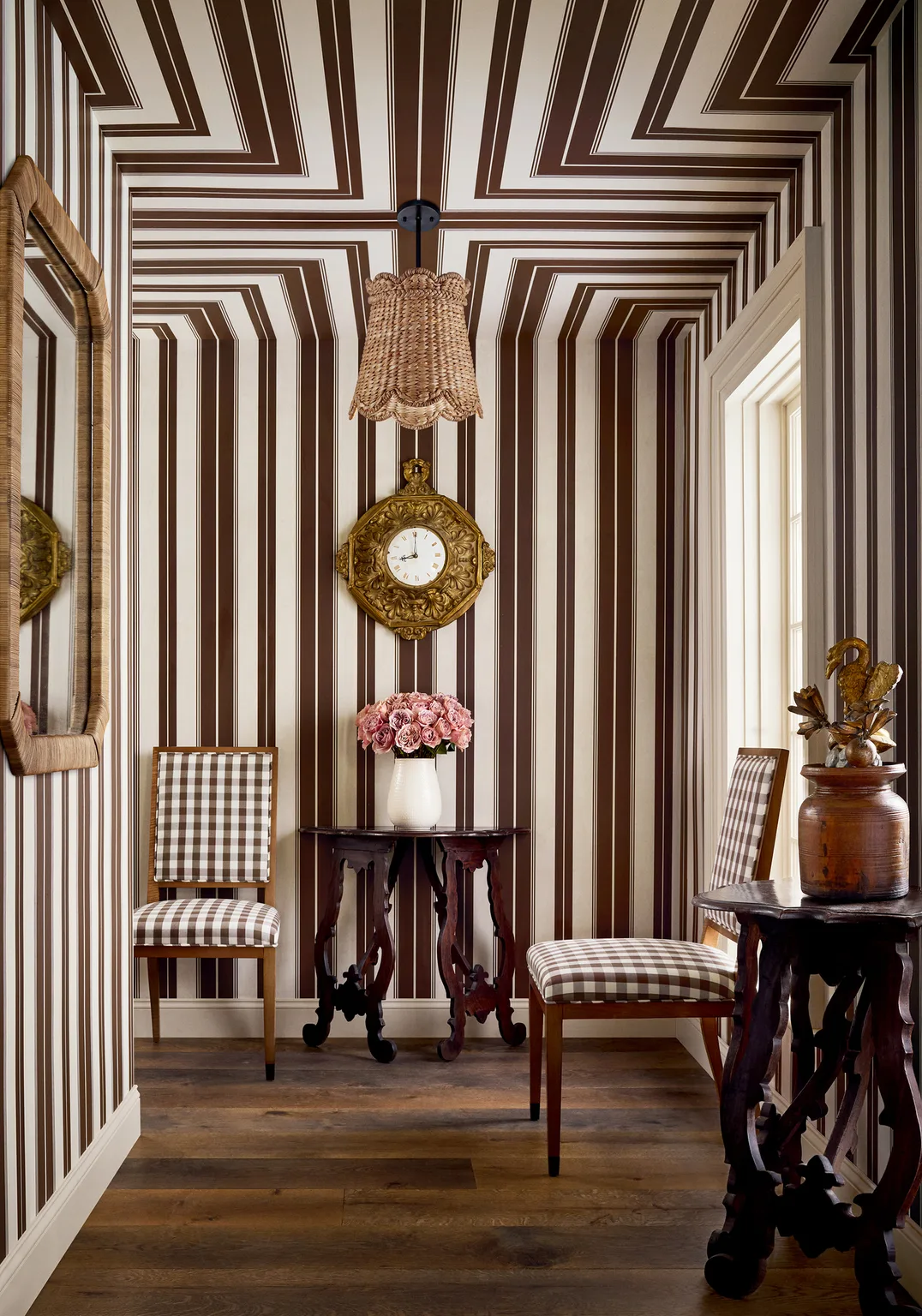 Thibaut Norfolk Stripe in Chocolate Brown (T44049)