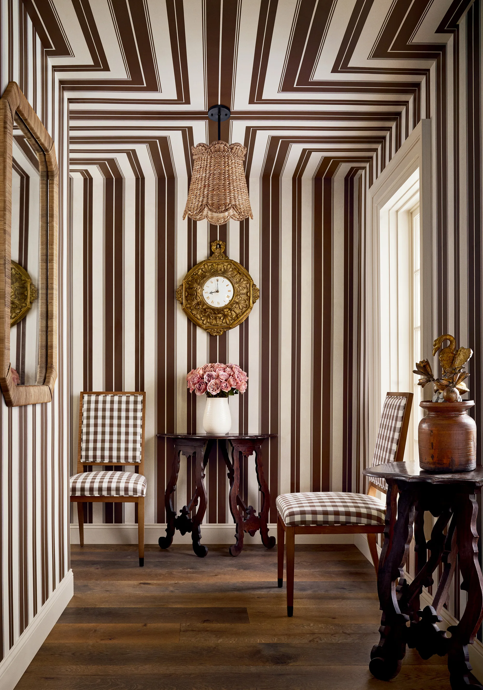 Thibaut Norfolk Stripe in Chocolate Brown (T44049)