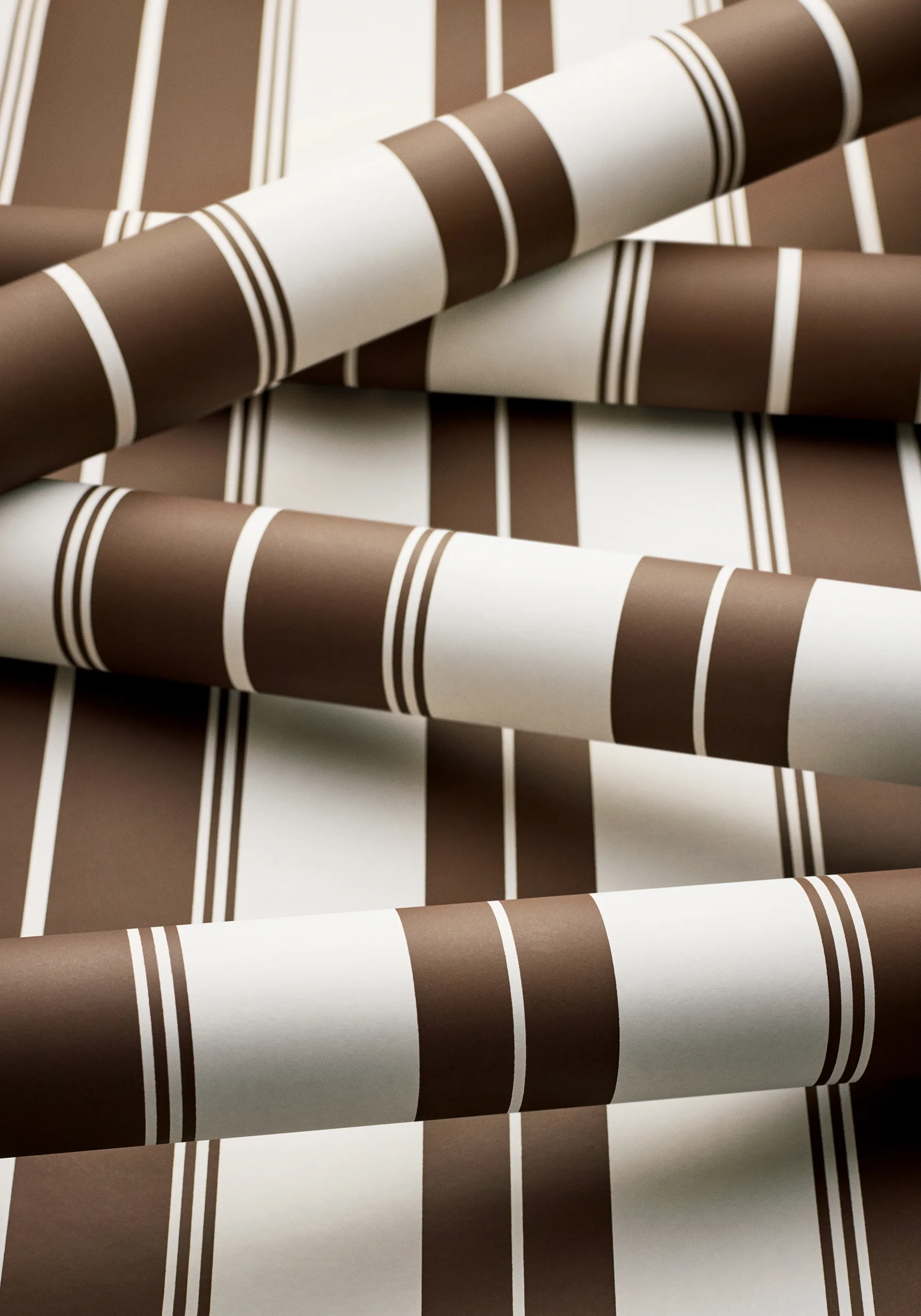 Thibaut Norfolk Stripe in Chocolate Brown (T44049)