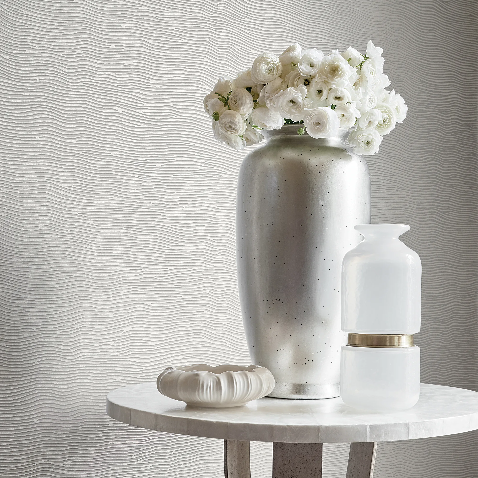 Anna French Onda in Pearl and Silver (AT7900)