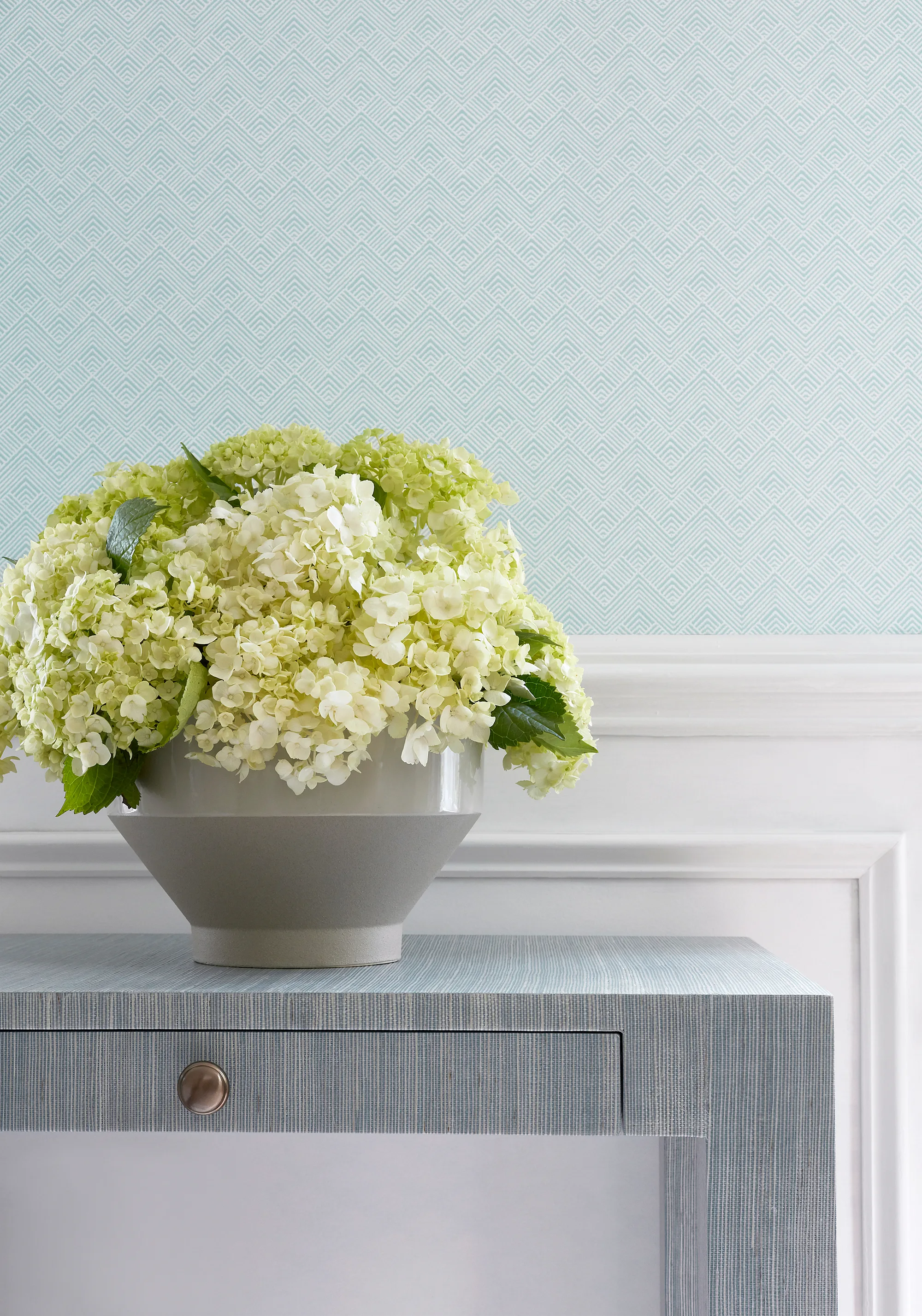 Thibaut Oslo Chevron in Aqua (T2993)