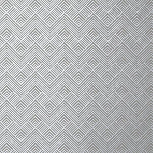 Thibaut Oslo Chevron in Metallic Silver (T2991)