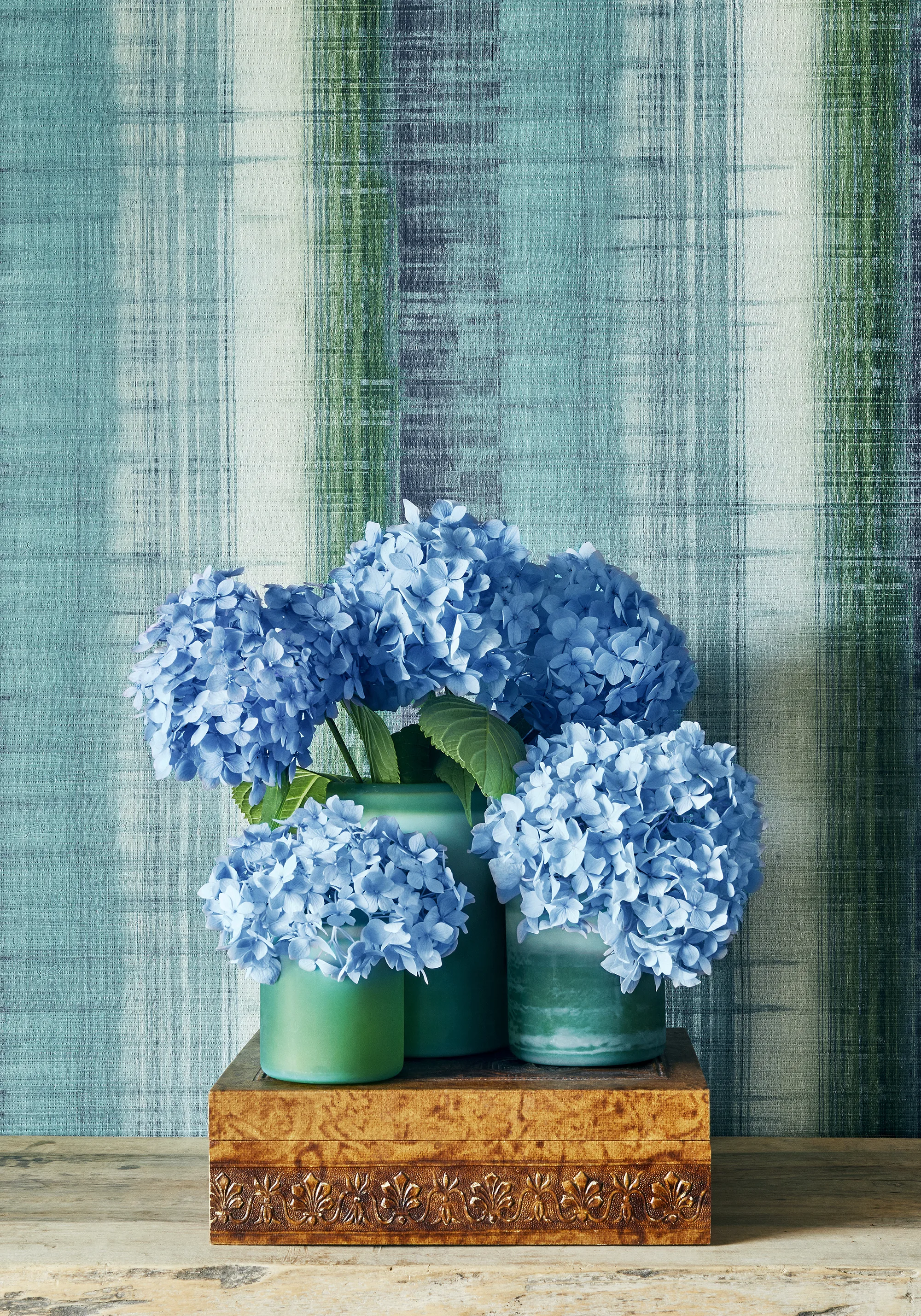Thibaut Painted Desert in Green and Blue (T10919)