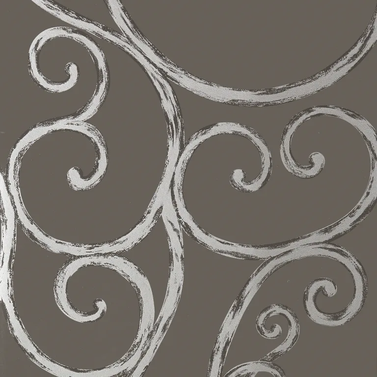 Anna French Palace Gate in Silver on Charcoal (AT6052)