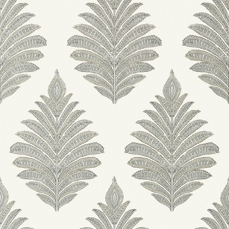 Anna French Palampore Leaf in Grey (AT78724)