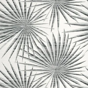 Thibaut Palm Frond in Black and White (T10145)