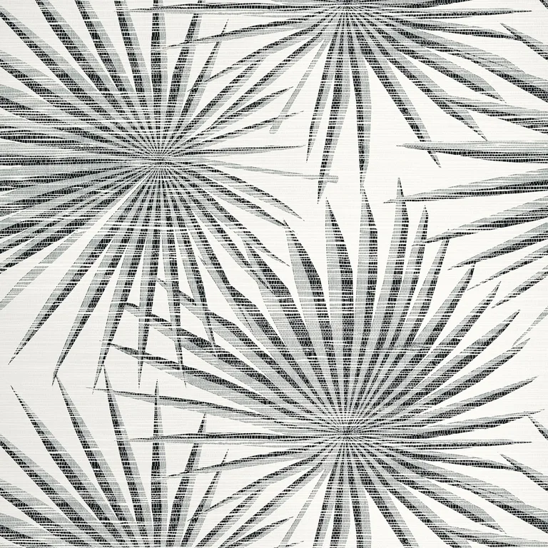 Thibaut Palm Frond in Black and White (T10145)