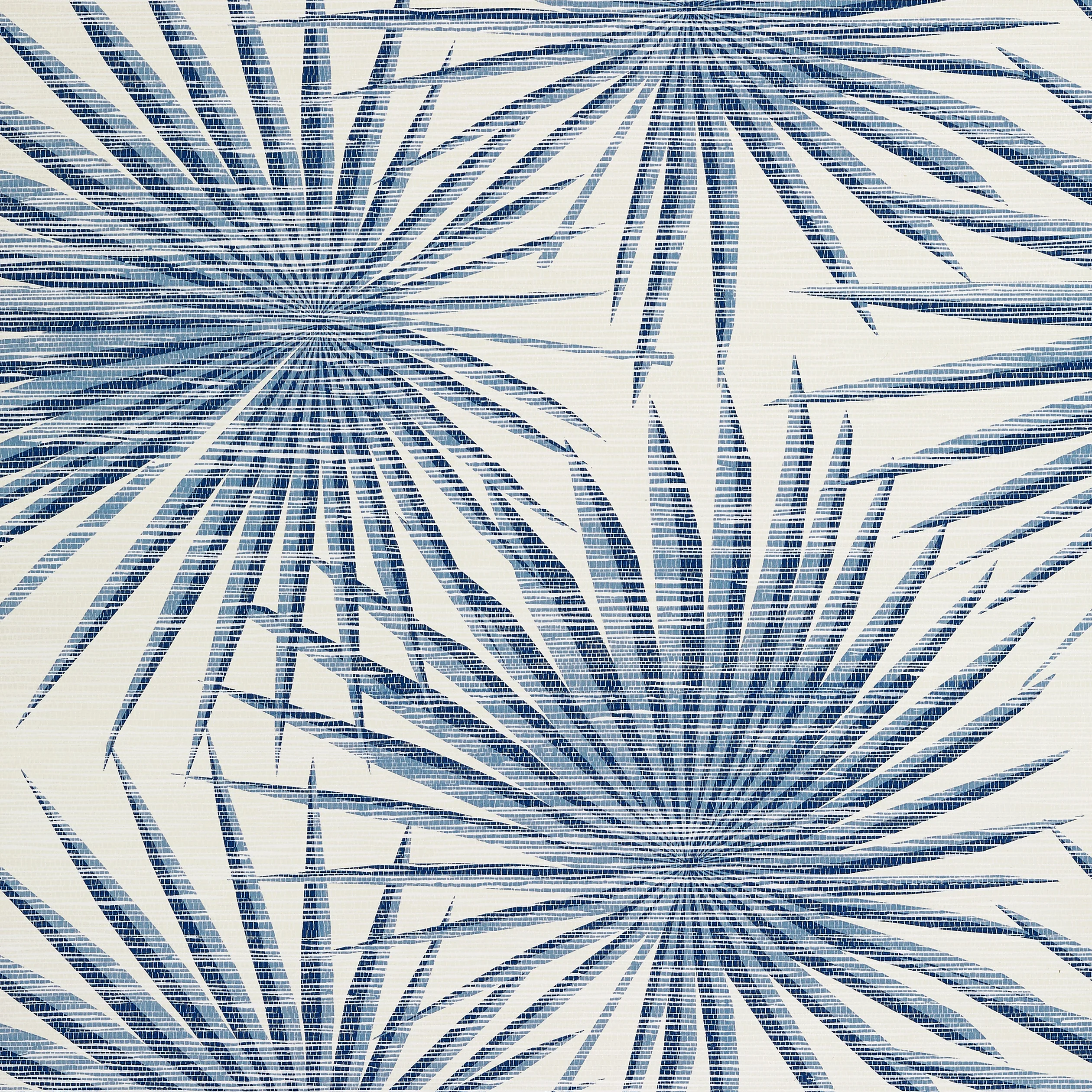 Thibaut Palm Frond in Navy and White (T10144)