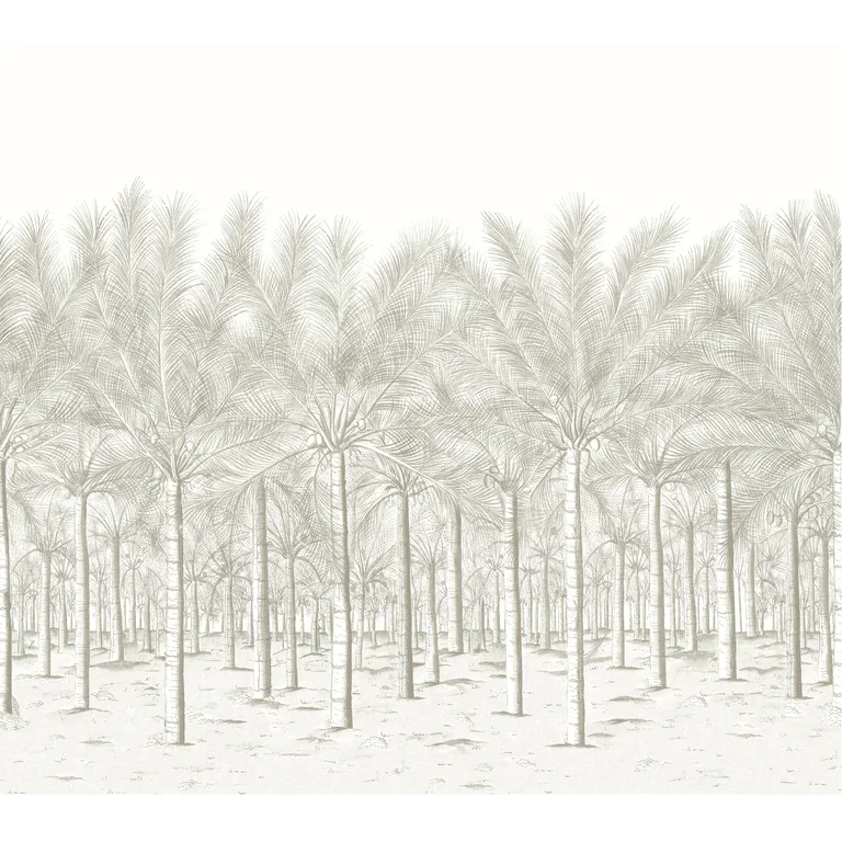 Thibaut Palm Grove Mural in Beige (TM13948)