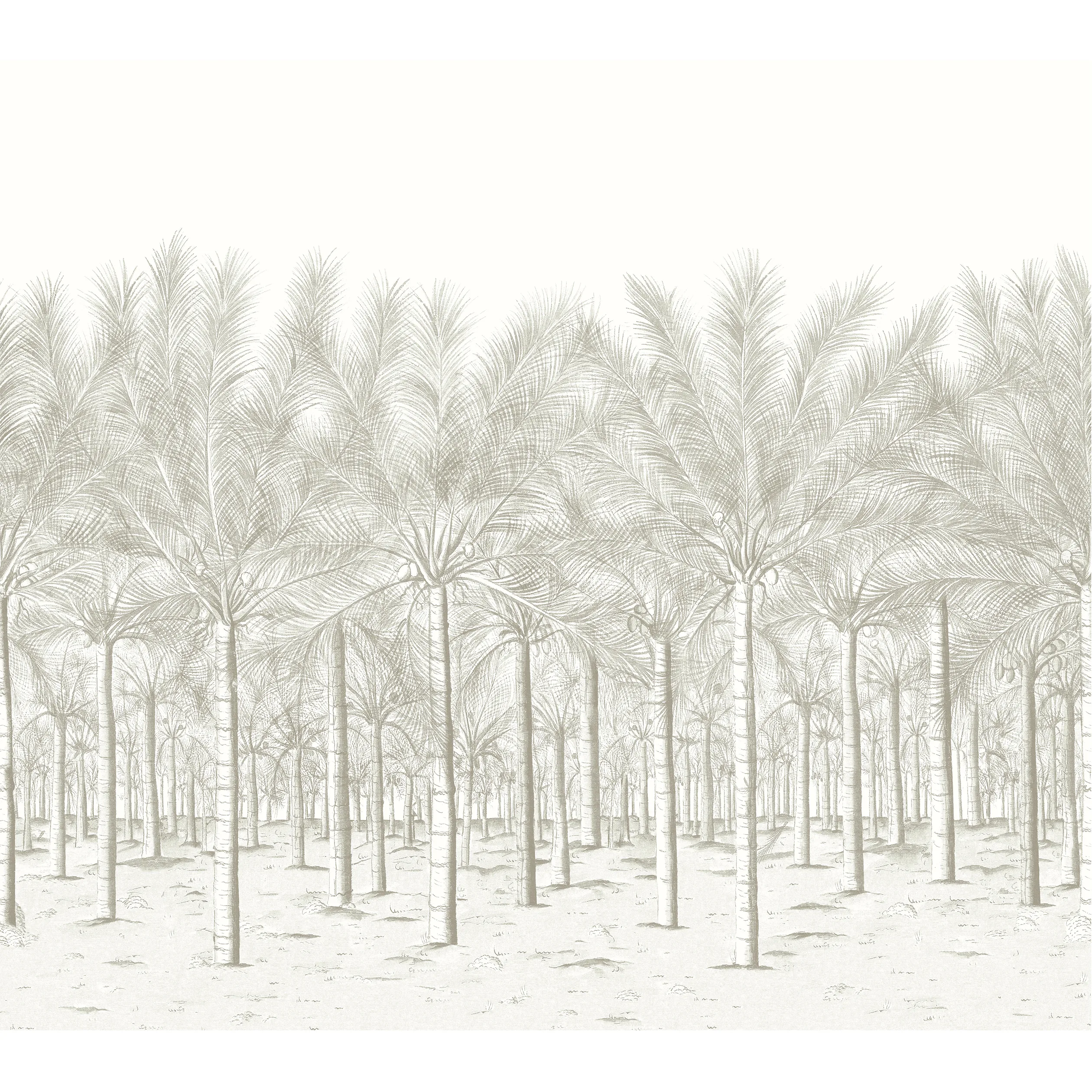 TM13948 | Palm Grove Mural – Beige