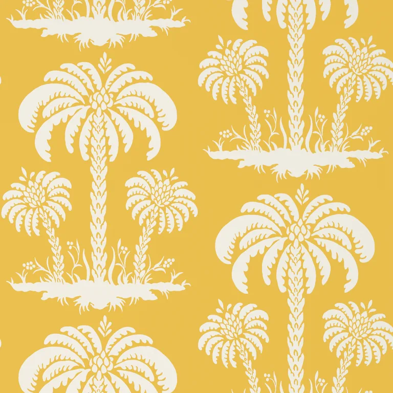 Thibaut Palm Island in Yellow (T13148)