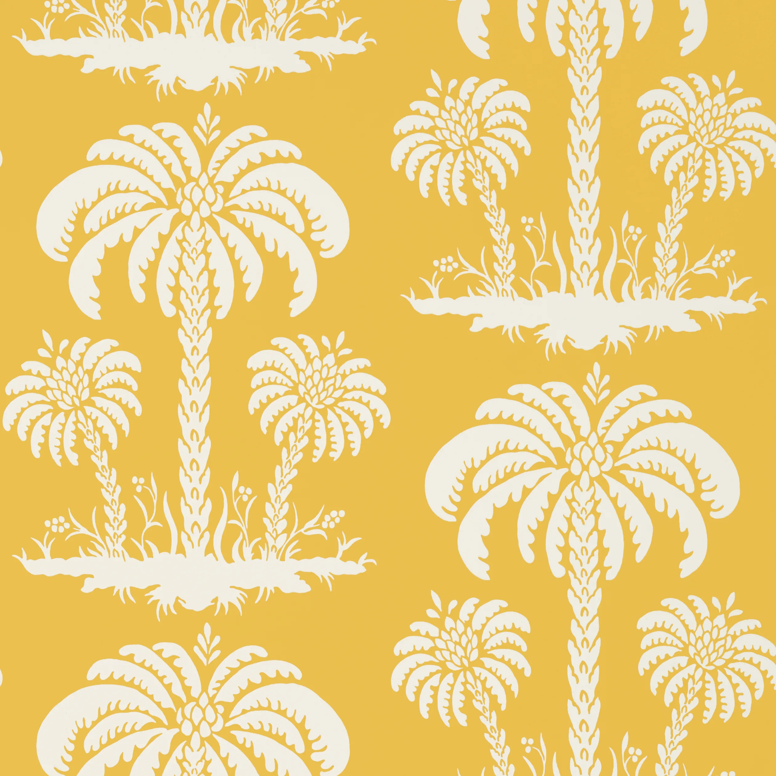 Thibaut Palm Island in Yellow (T13148)