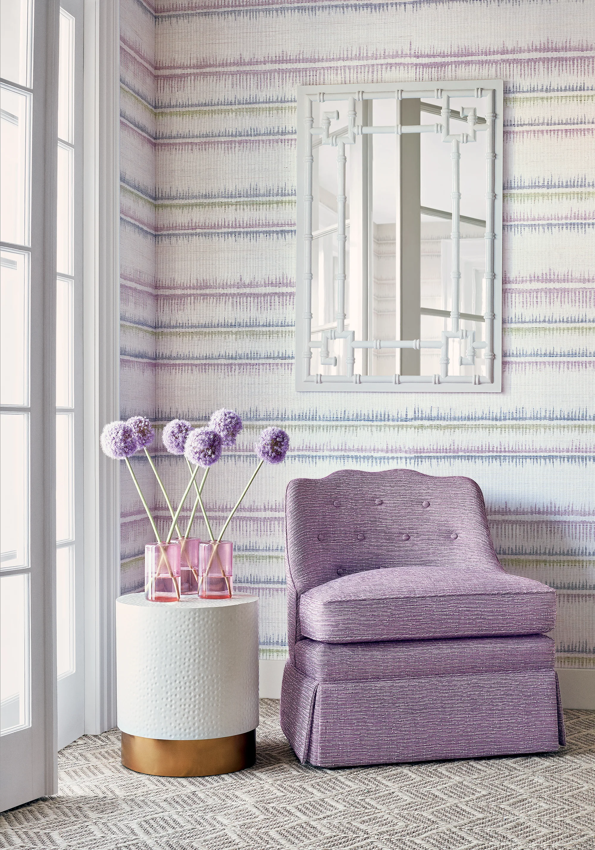 Thibaut Passage in Plum and Blue (T24135)
