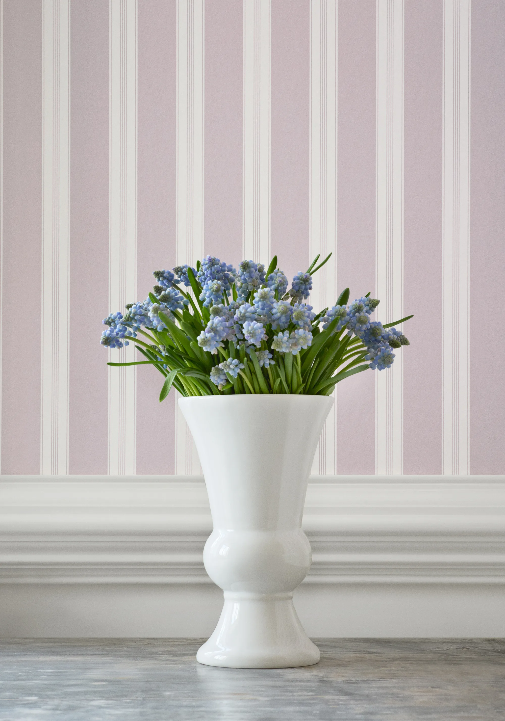 Anna French Payton Stripe in Lavender (AT10700)