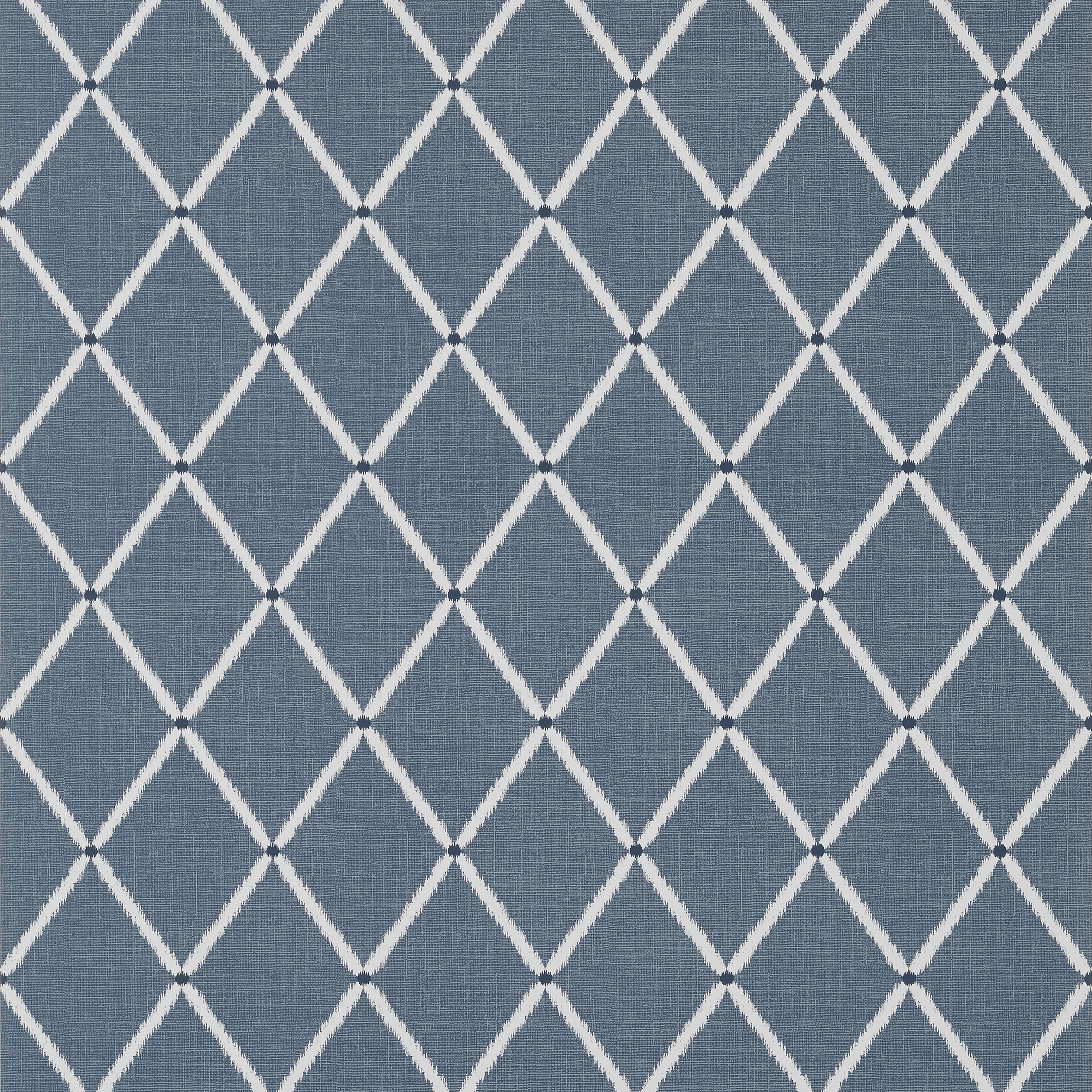 Thibaut Pompton Trellis in Navy (T72634)