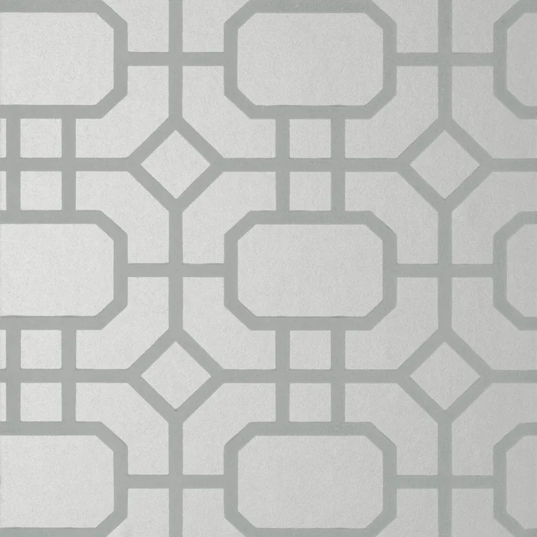 Thibaut Portier Flock in Grey on Silver (T11001)
