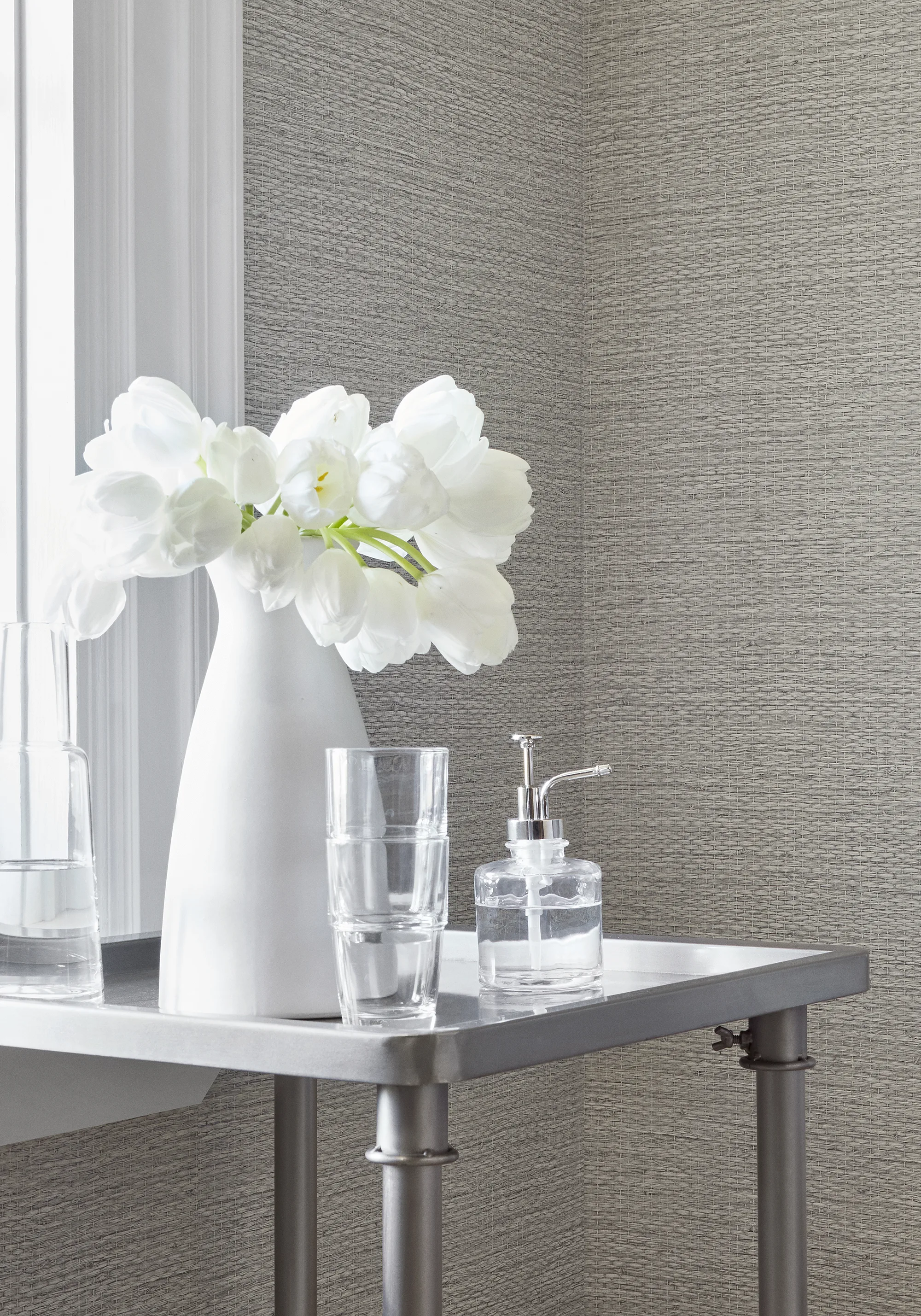 Thibaut Prairie Weave in Fog (T10934)