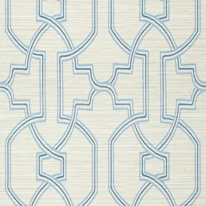 Thibaut Promenade in Cream and Blue (T277)