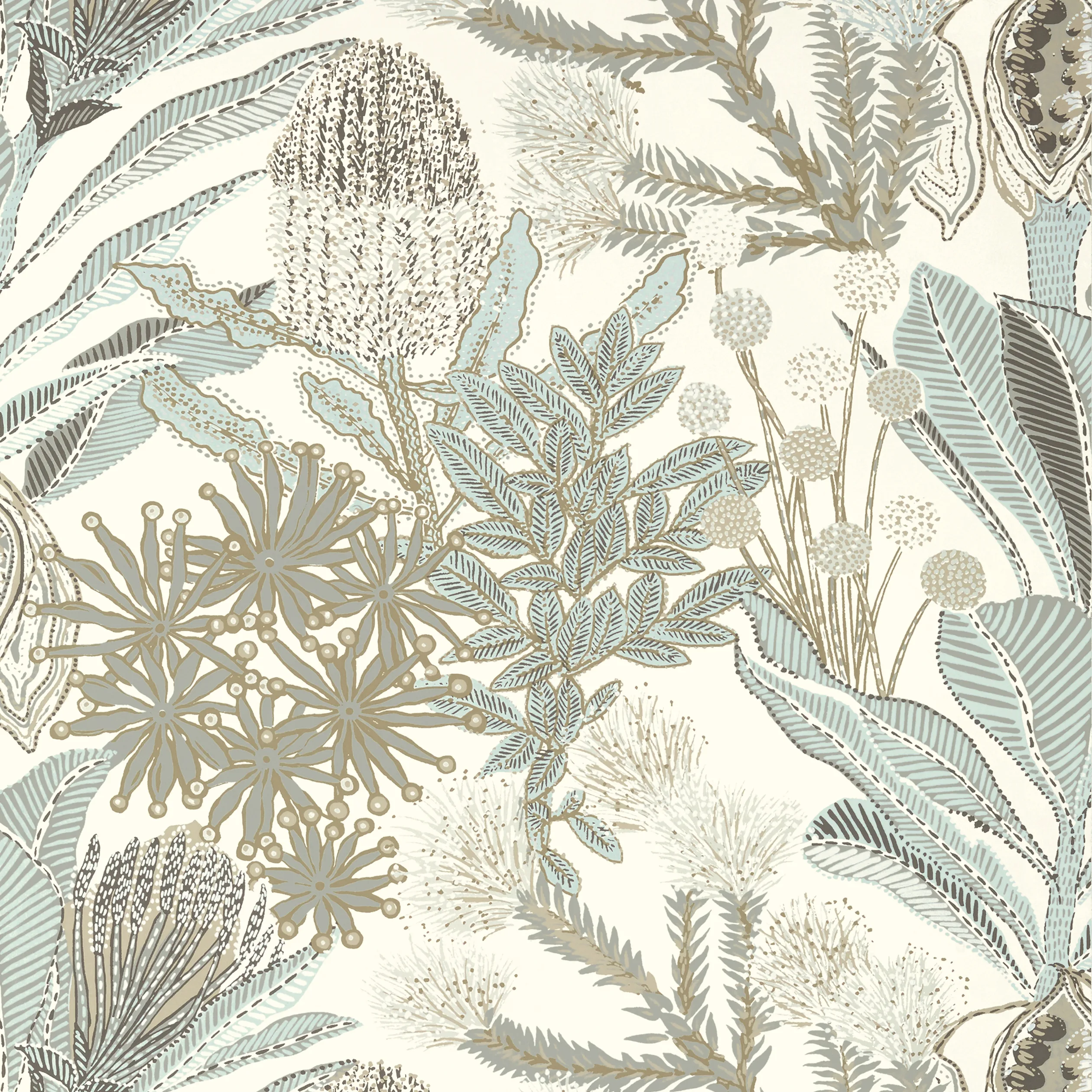 T13924 | Protea – Neutral and Spa Blue