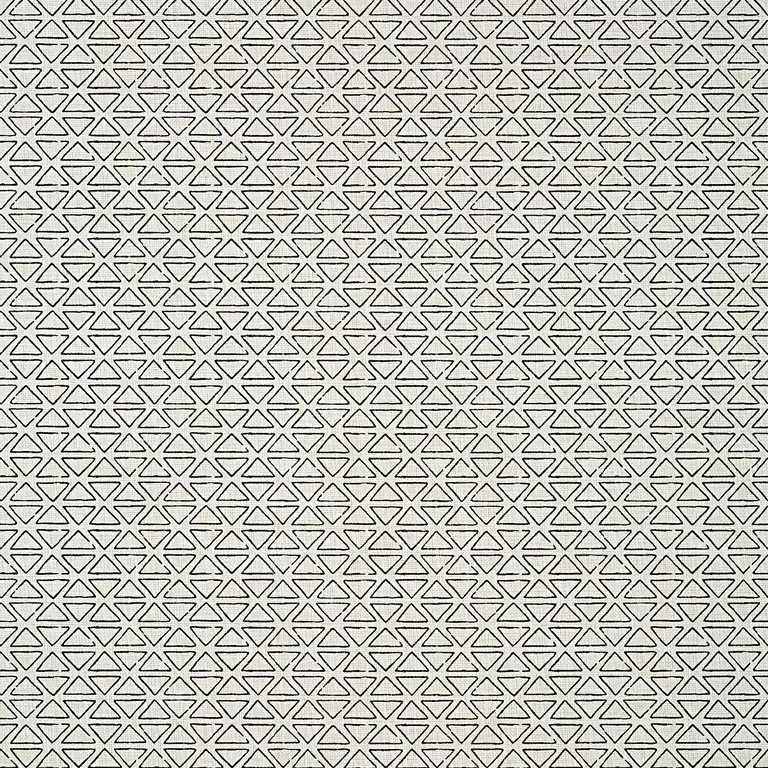 Anna French Pyramid in Black on Flax (AT9694)