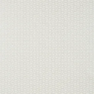 Anna French Pyramid in Metallic Silver on Flax (AT9692)