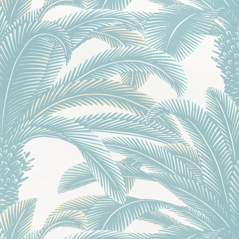 Thibaut Queen Palm in Spa Blue (T13909)