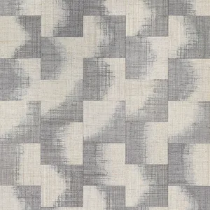 Thibaut Raffia Squares in Graphite (T24430)