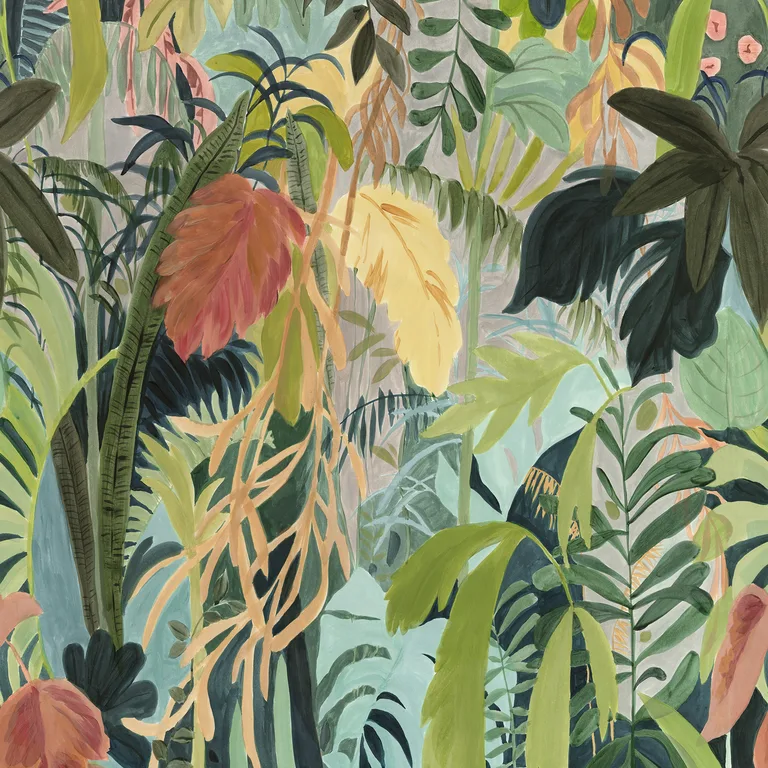 Thibaut Rainforest Mural in Tropical (TM15853)