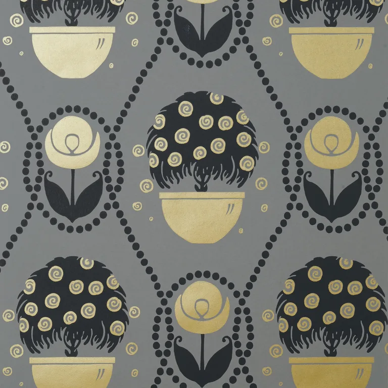 Thibaut Rene in Metallic Gold on Charcoal (T2957)