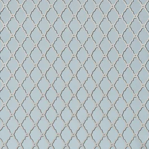 Thibaut Rothbury Trellis in Metallic on Slate Grey (T1818)