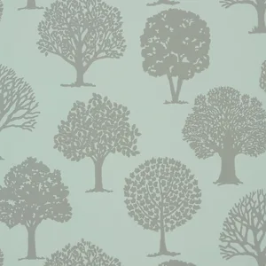 Thibaut Russell Square in Linen on Aqua (T35108)