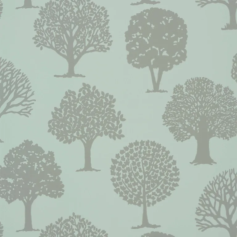 Thibaut Russell Square in Linen on Aqua (T35108)