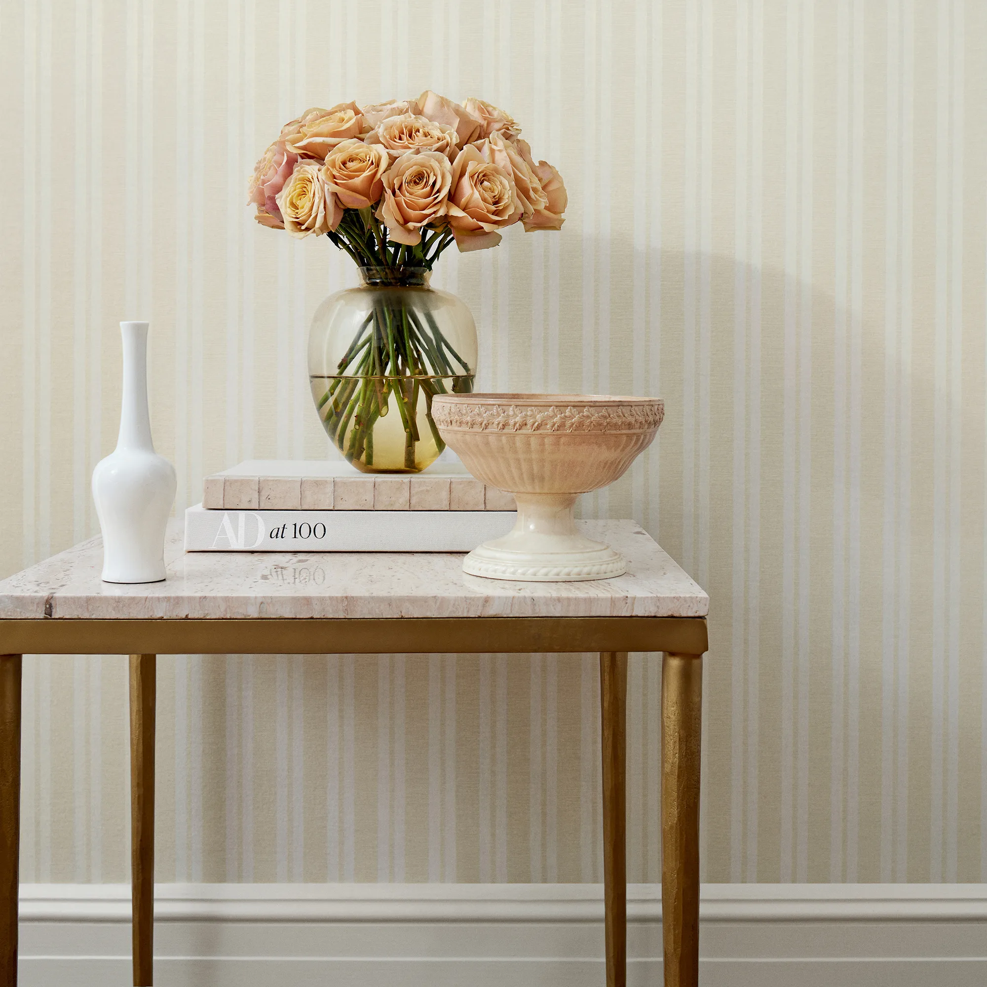 Anna French Ryland Stripe in Soft Gold (AT24593)
