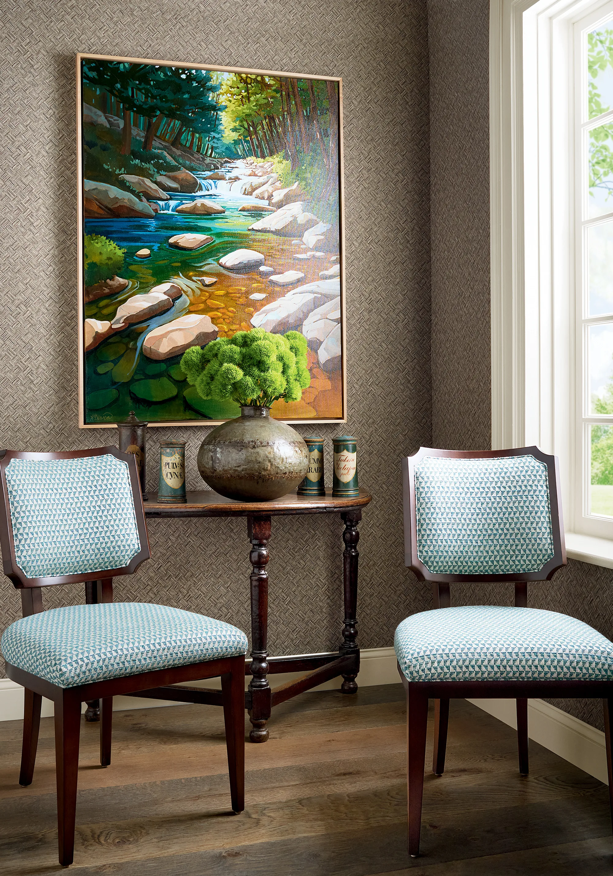 Thibaut Saddle Weave in Taupe (T34060)