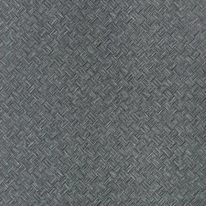 Thibaut Saddle Weave Wide Width in Black and Silver (TWW34065)