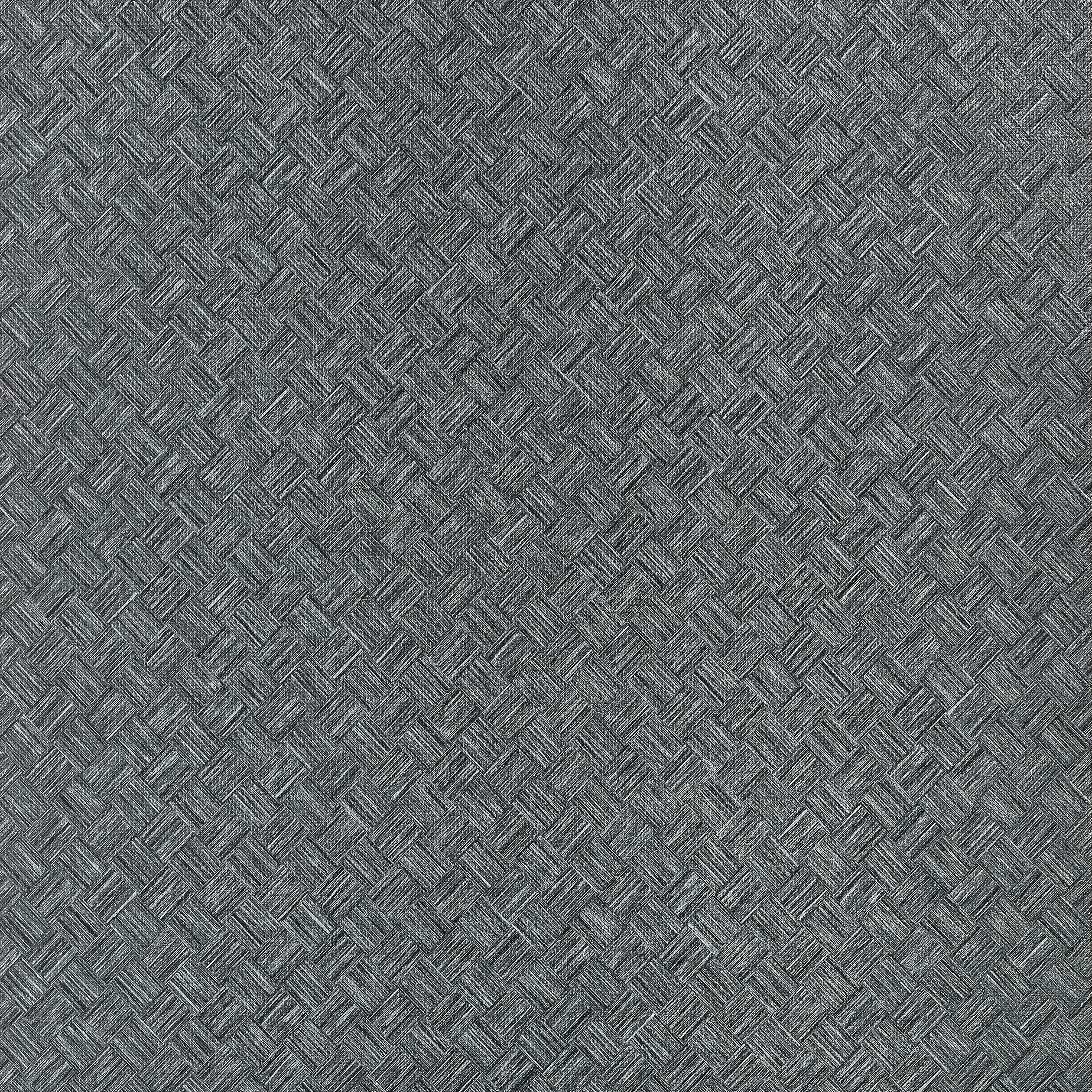 Thibaut Saddle Weave Wide Width in Black and Silver (TWW34065)