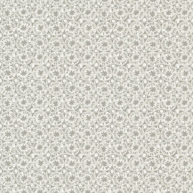Thibaut Sand Dollar in Pearl and Charcoal (T15859)