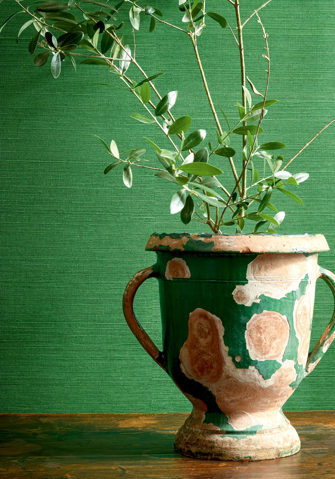 Thibaut Shang Extra Fine Sisal in Emerald Green (T19612)