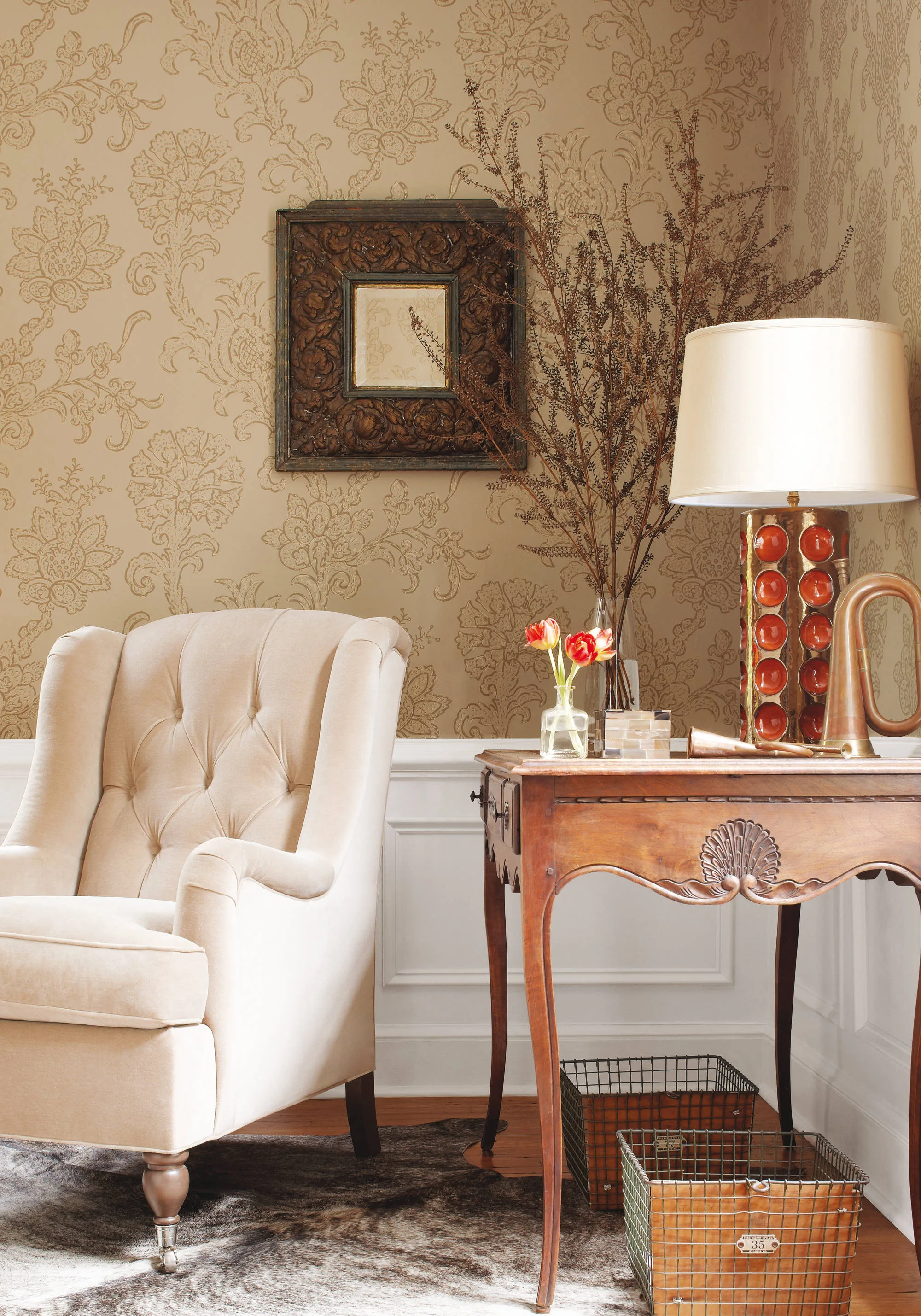 Thibaut Shapell in Cream (T10022)