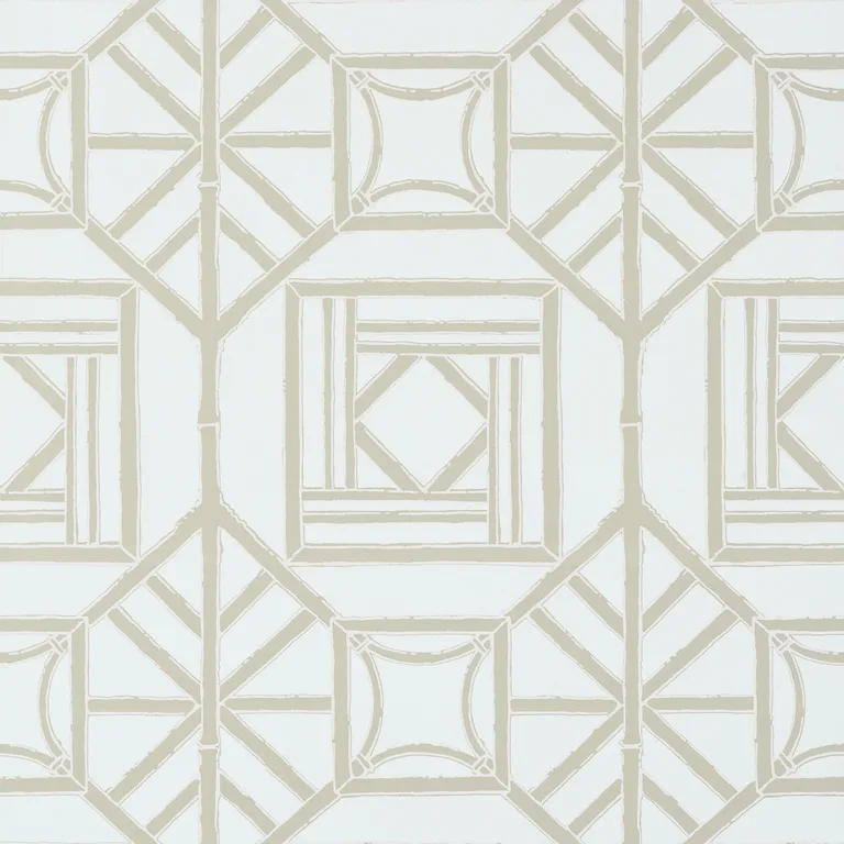 Thibaut Shoji Panel in Aqua (T75519)