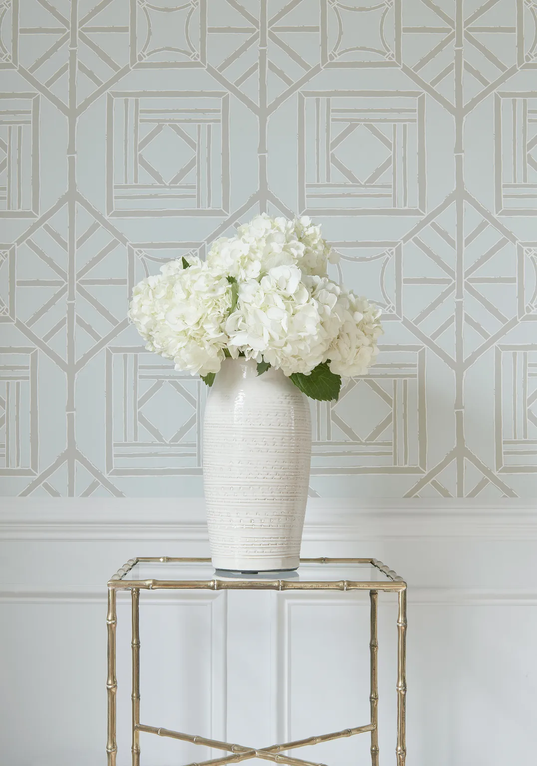 Thibaut Shoji Panel in Aqua (T75519)