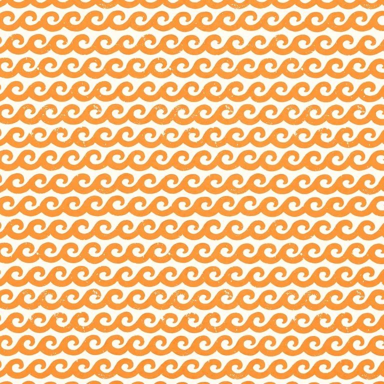 Thibaut Shore Thing in Tangerine (T16031)