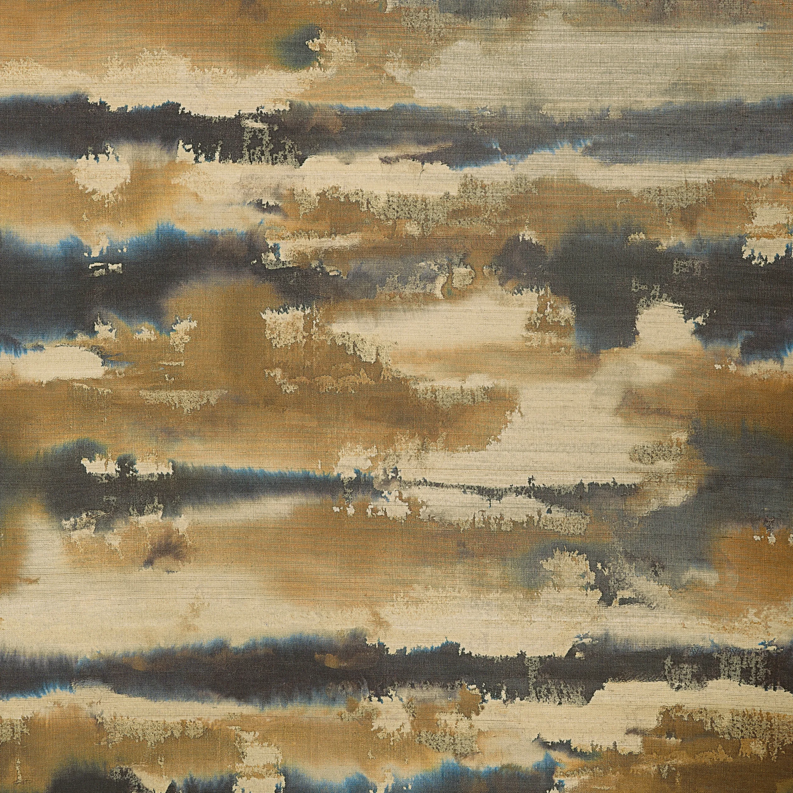 Thibaut Silver Lining in Indigo and Gold (T24419)