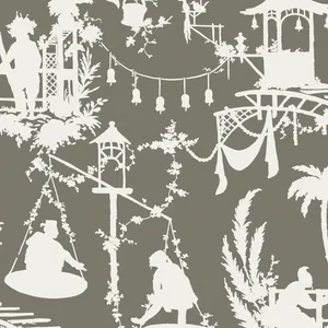 Thibaut South Sea in Grey (T16022)