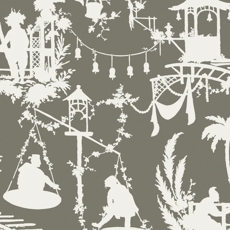 Thibaut South Sea in Grey (T16022)