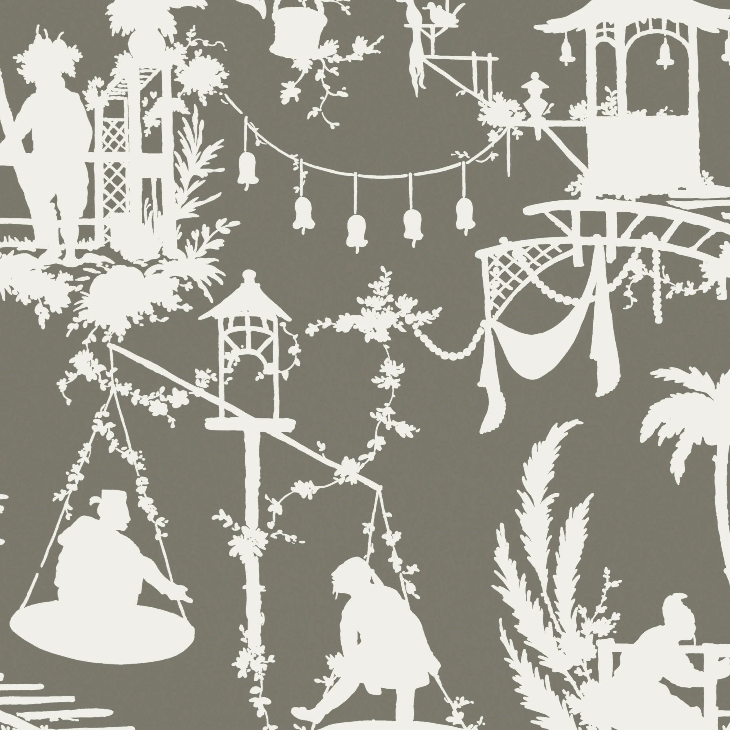 Thibaut South Sea in Grey (T16022)