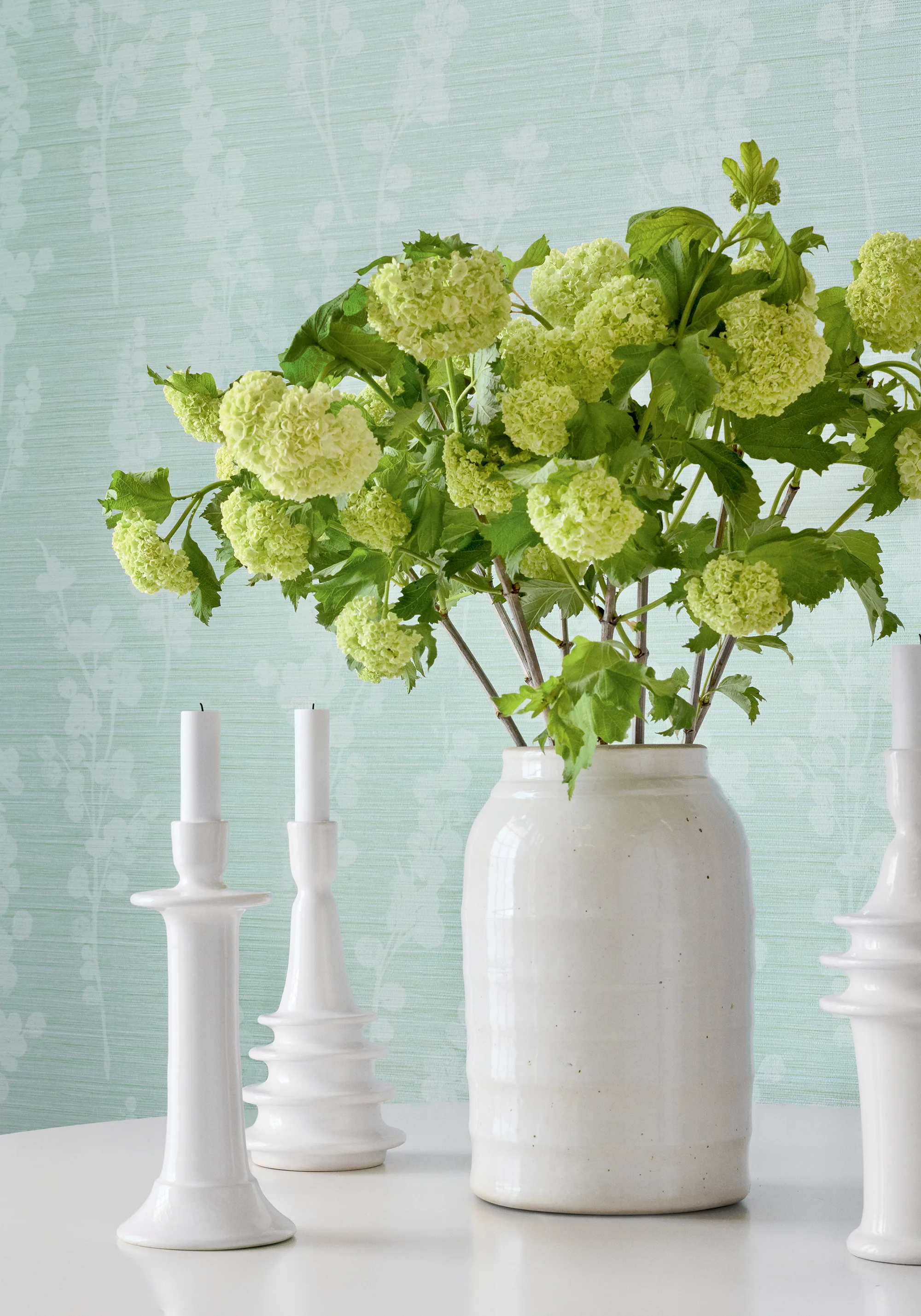 Thibaut Spring Blooms in Soft Green and Blue (T41051)
