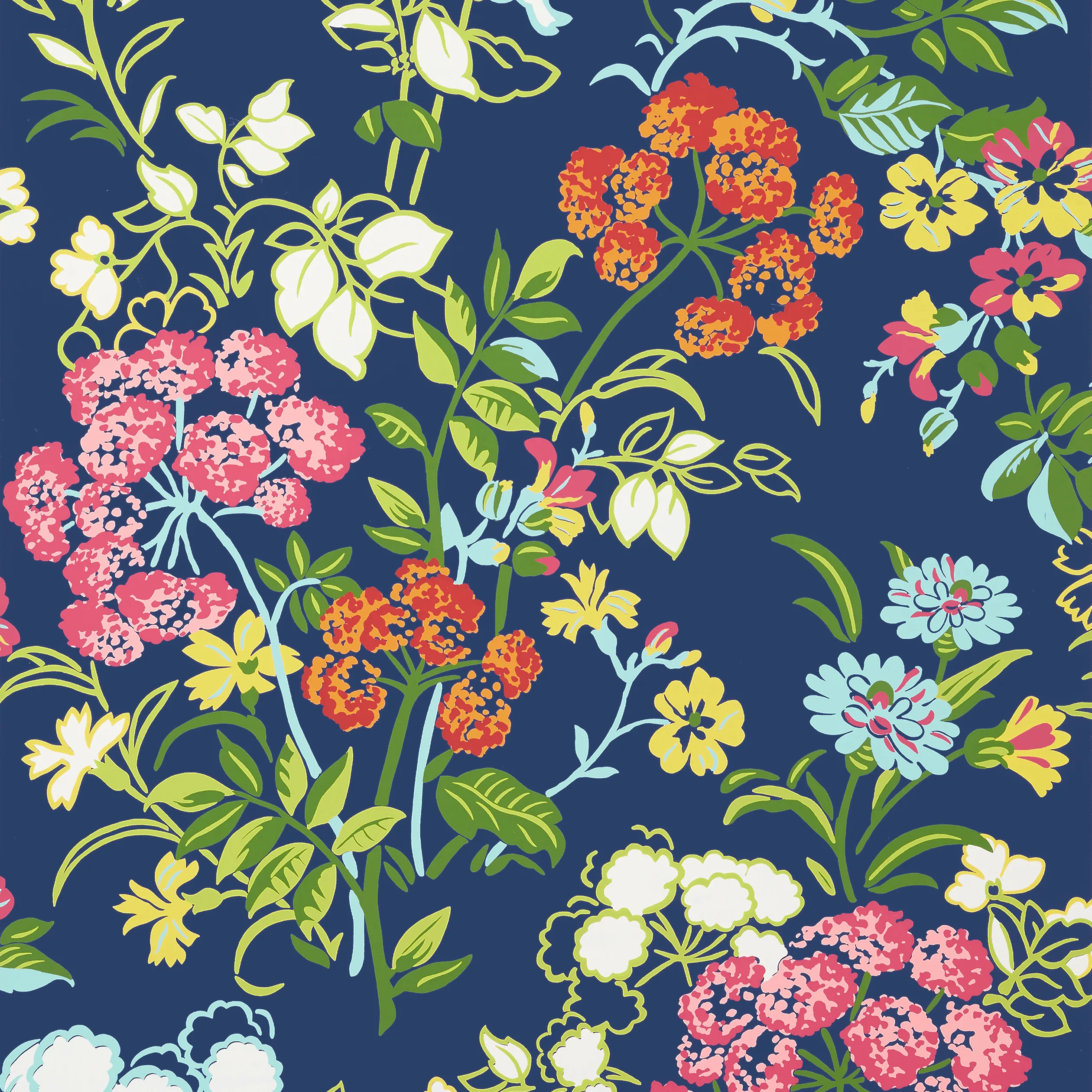 T14337 | Spring Garden – Navy