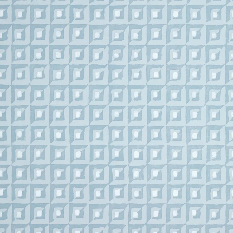 Thibaut Square Dance in Light Blue (T12849)