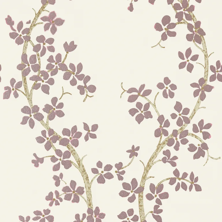 Anna French St. Albans Grove in Pink on Ivory (AT6155)